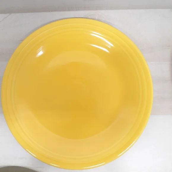 4 Fiesta Fiestaware Multi Color 10.5” Inch Dinner Plates Homer Laughlin. - Picture 6 of 12